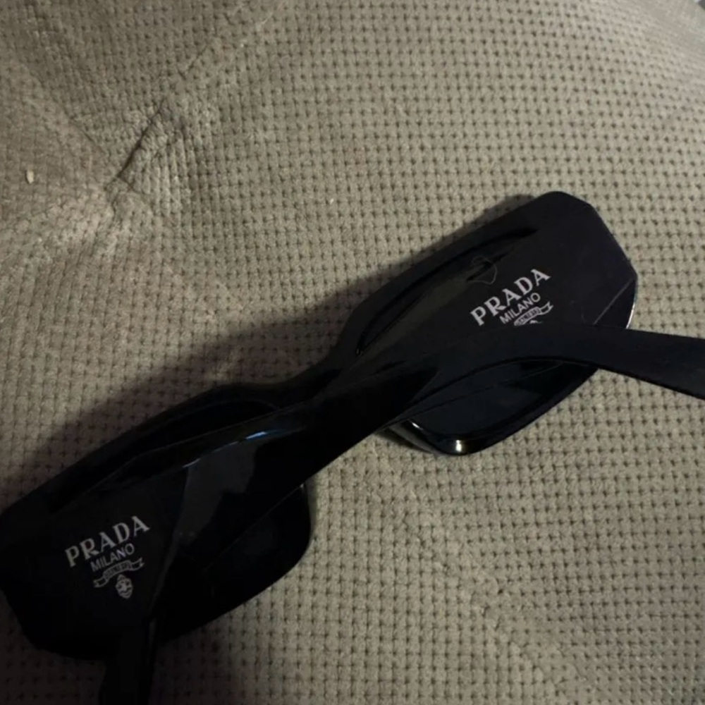 Prada Angular Black Sunglasses - Picture 7 of 9